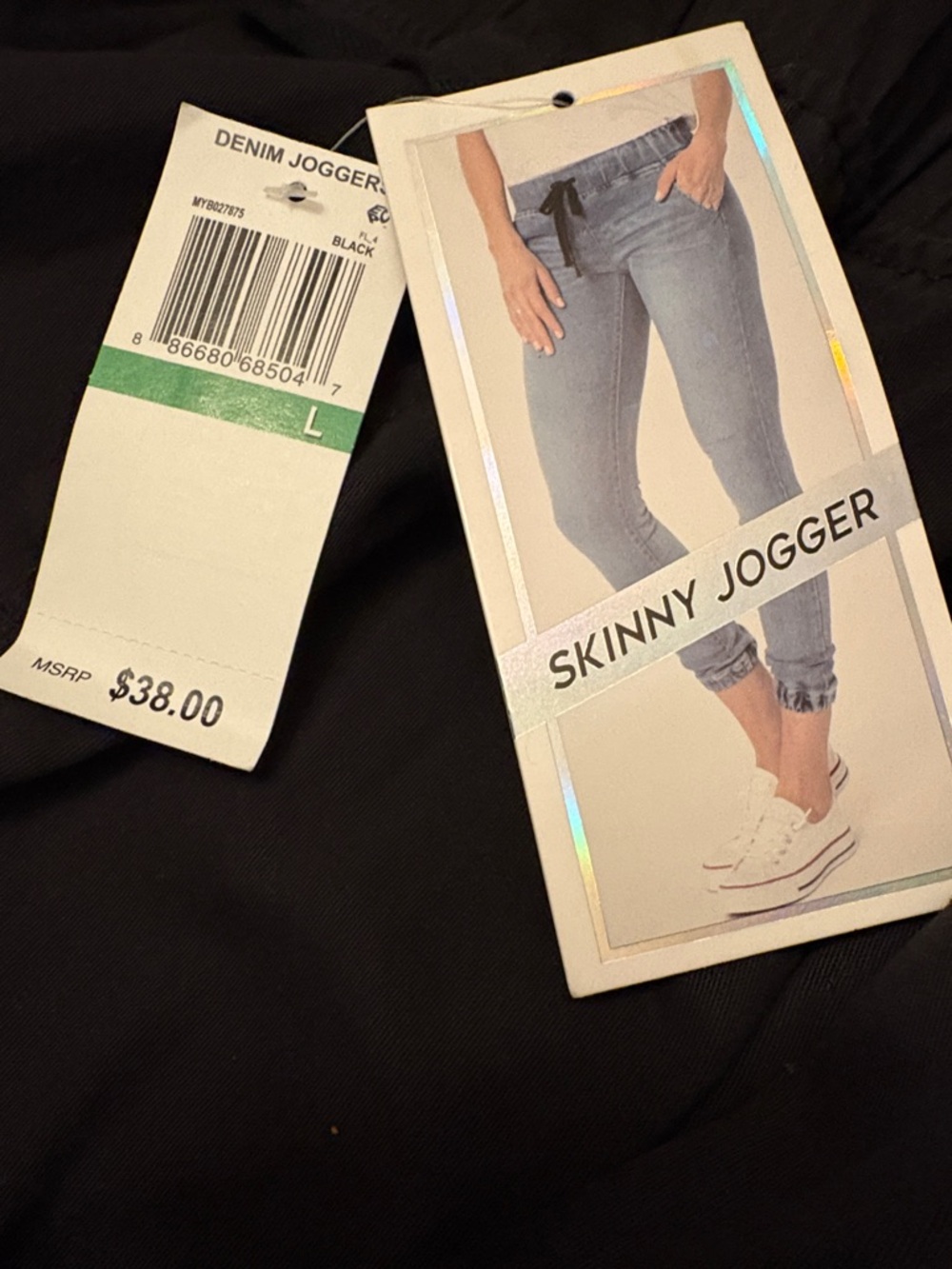 Tinseltown Black Cargo Jogger Pants - Picture 10 of 12